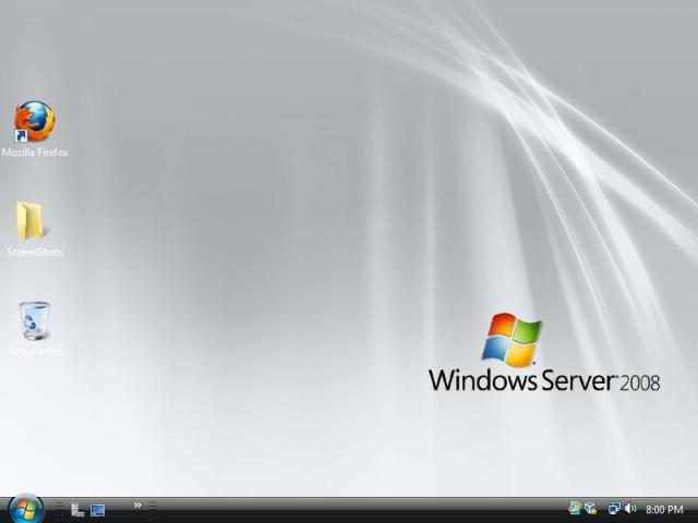 Windows Server 2008 interfaz