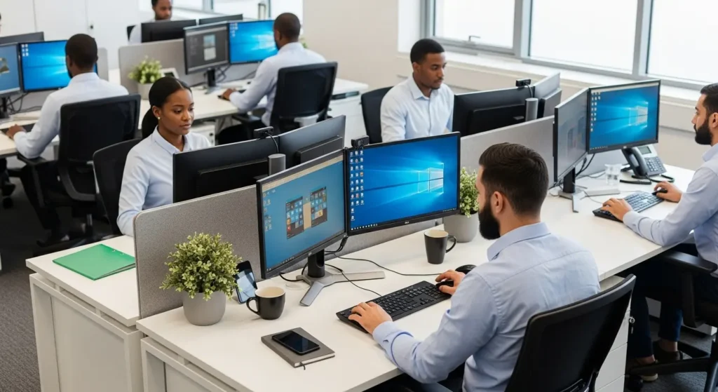 Windows es el más usado en empresas