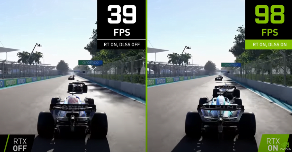Nvidia DLSS comparación