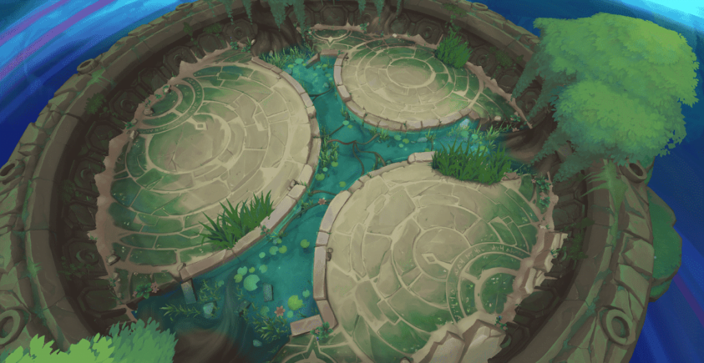 Temporada 3 de Arena nuevo mapa Estanque de carpas