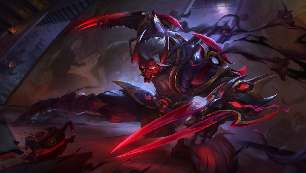 Splash art Zed Luna de Sangre parche 14.8