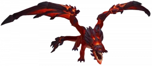 Modelo del dragón infernal de lol