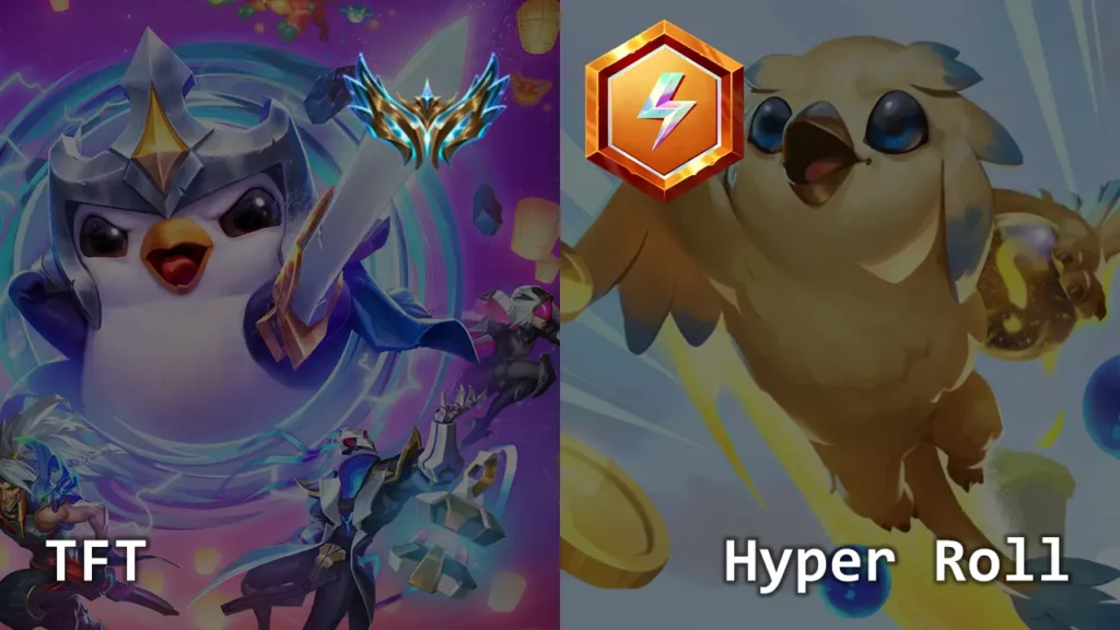 Diferencias entre los rangos de Hyper Roll TFT y TFT estándar