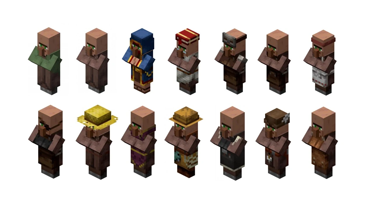 Tipos de Aldeanos en Minecraft