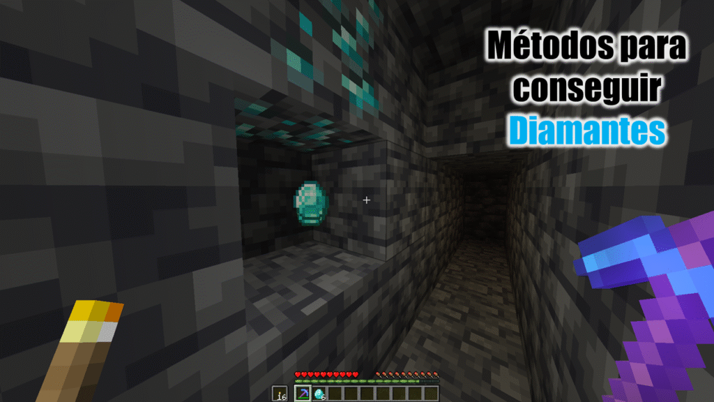 Como conseguir diamantes en Minecraft
