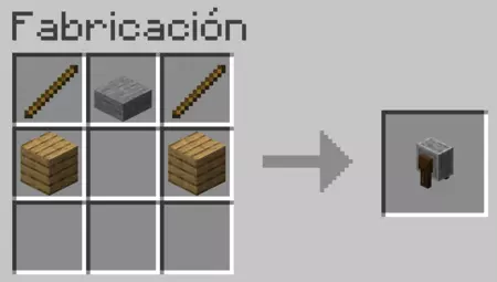 Crafteo afiladora Minecraft