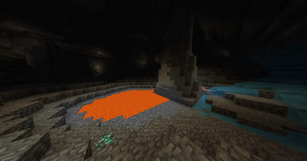 Métodos para conseguir diamantes en Minecraft ir a cuevas enormes
