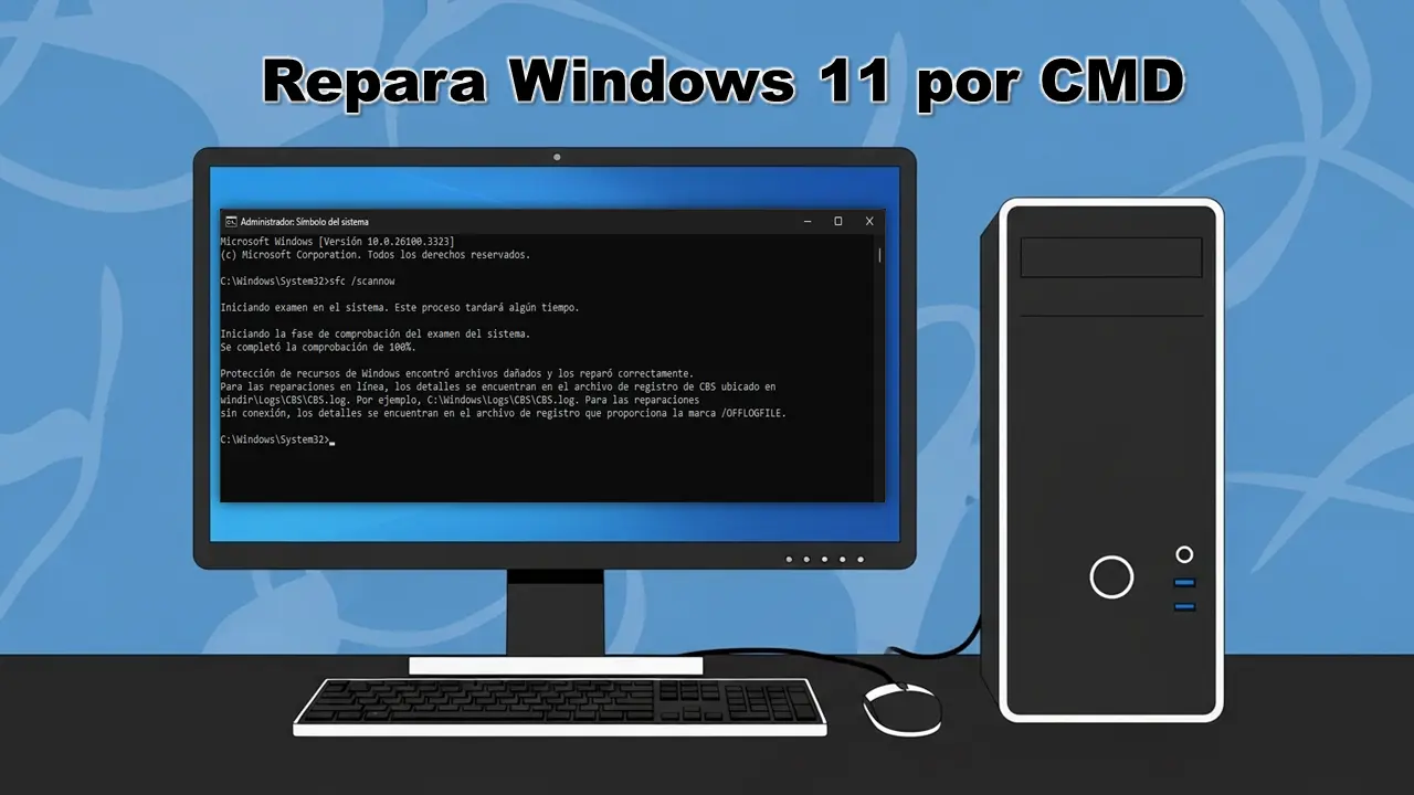 Reparar Windows 10 desde cmd