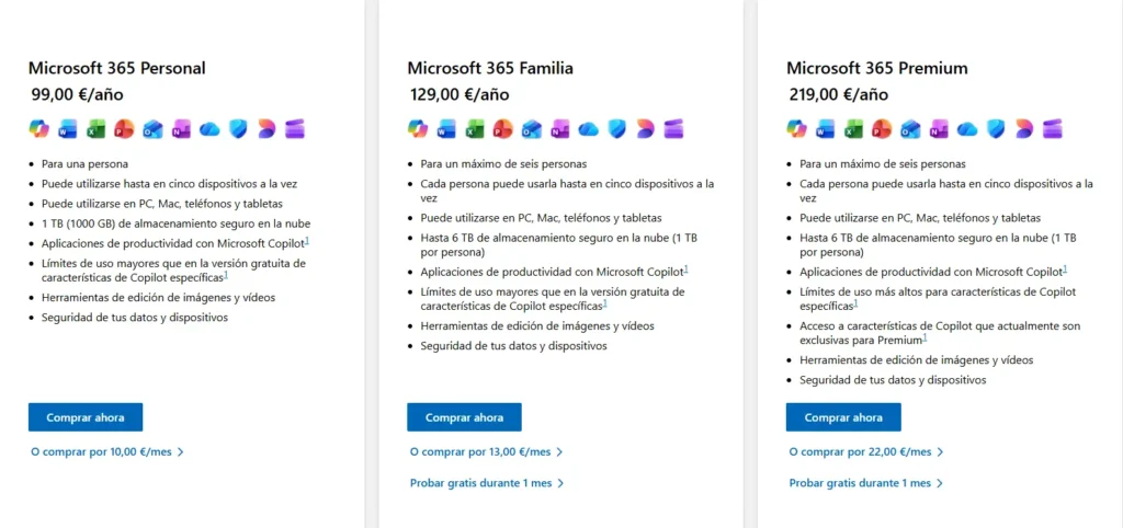 Licencia office de Microsoft