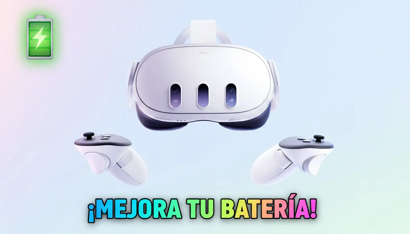 Cómo mejorar la duración de la batería de las Meta Quest 3