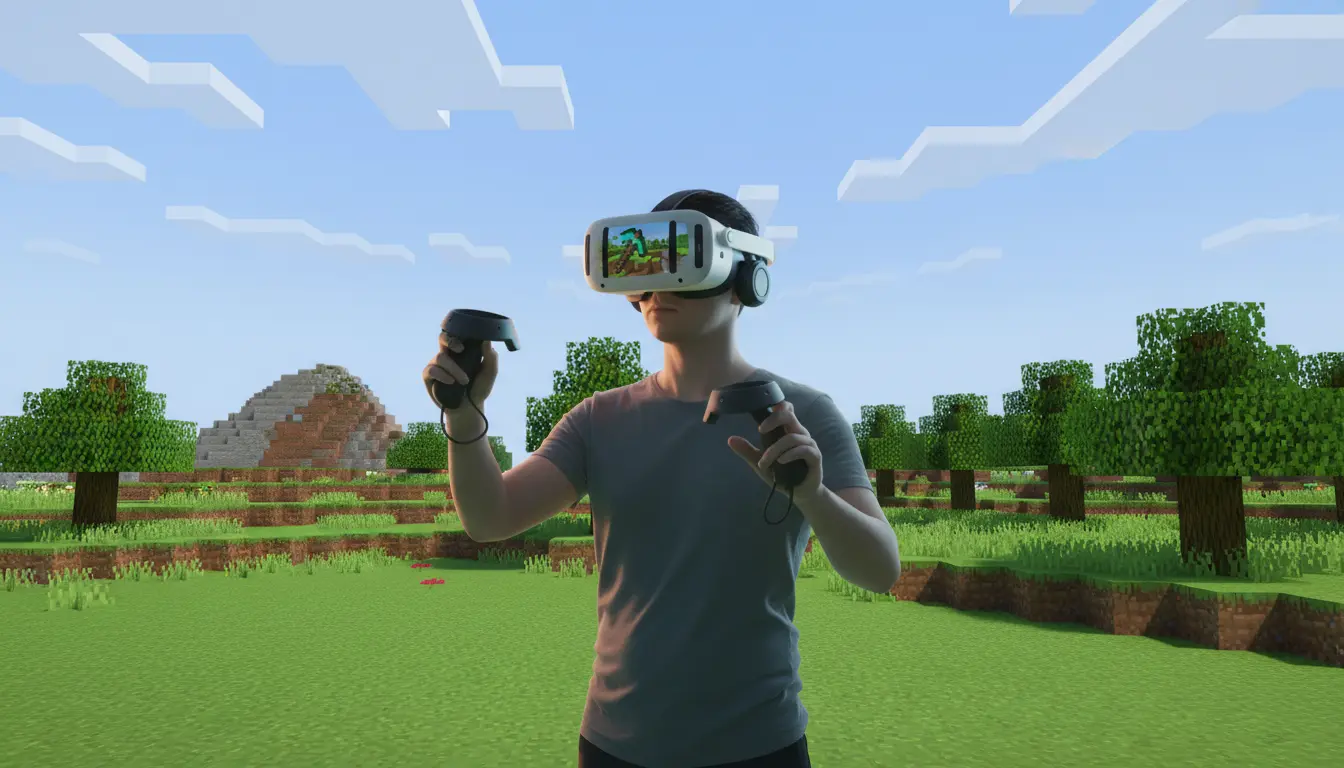 Cómo jugar minecraft VR